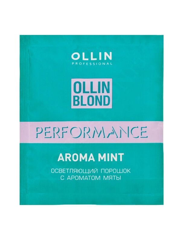 Ollin, Осветляющий порошок с ароматом мяты «Performance» серии «Blond», Фото интернет-магазин Премиум-Косметика.РФ